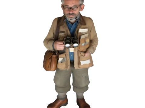Historical Fictional Character Set 3D Print Model