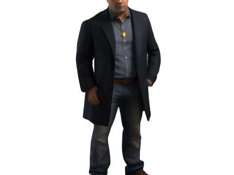 Historical Fictional Character Set 3D Print Model