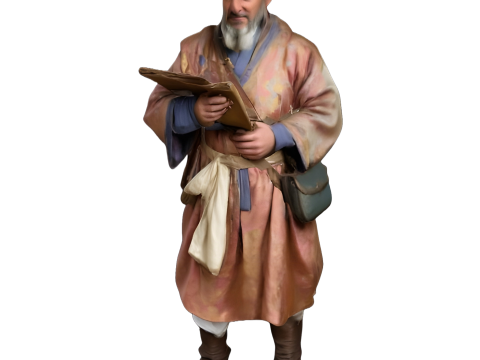Historical Fictional Character Set 3D Print Model