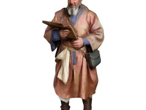 Historical Fictional Character Set 3D Print Model