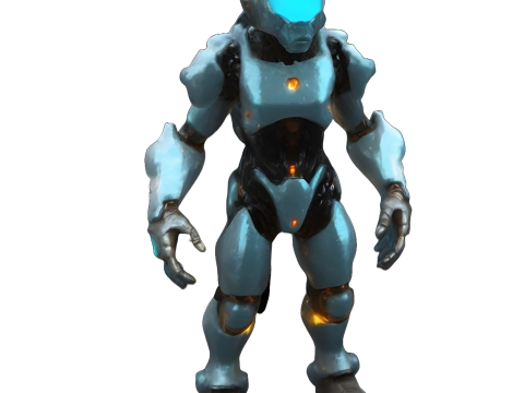 Cyber Warriors Collection 3Dプリントモデル