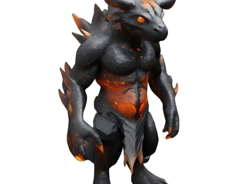 Fantasy Character Collection Elemental Creatures and Quirky Heroes 3D Print Model