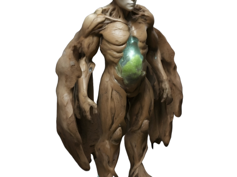 Mystic Realms Collection - Fantasy Characters and Elemental Golem 3D-printmodel