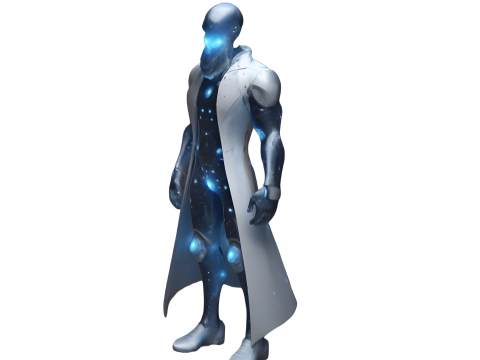 Futuristic Robot Character Pack 3Dプリントモデル
