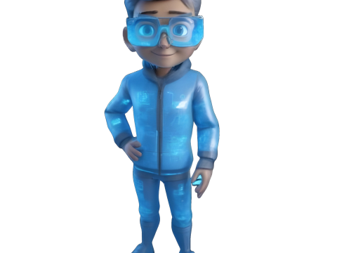 Futuristic Robot Character Pack 3Dプリントモデル
