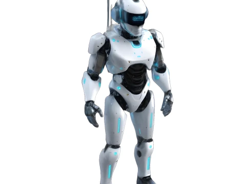 Cowboy and Future Warriors 3D Print Model