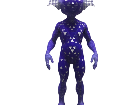 Anthropomorphic Character Collection Model Cetak 3D