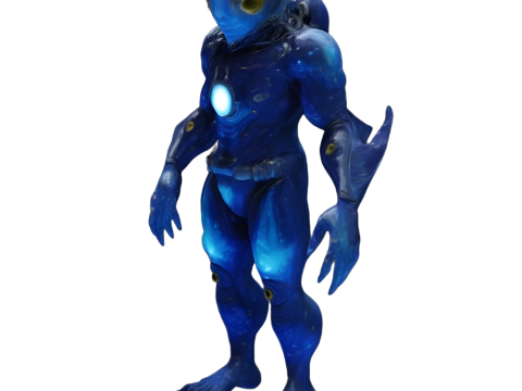 Anthropomorphic Character Collection Model Cetak 3D