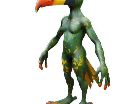 Anthropomorphic Character Collection Model Cetak 3D