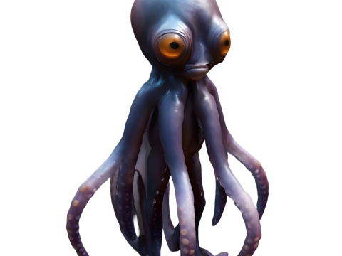 Anthropomorphic Character Collection Model Cetak 3D