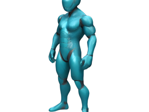 Cyber Squad Character Collection 3D 프린트 모델