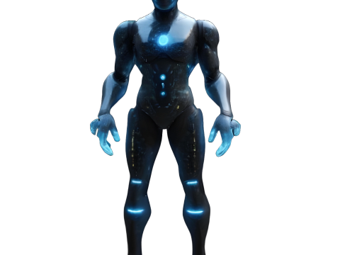 Sci-Fi Robot Warriors Collection Model Cetak 3D