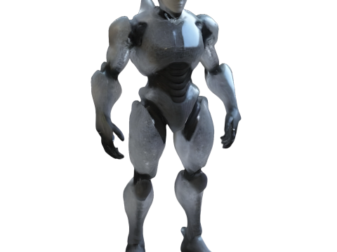 Sci-Fi Robot Warriors Collection Model Cetak 3D