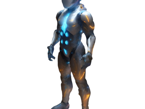 Sci-Fi Robot Warriors Collection Model Cetak 3D
