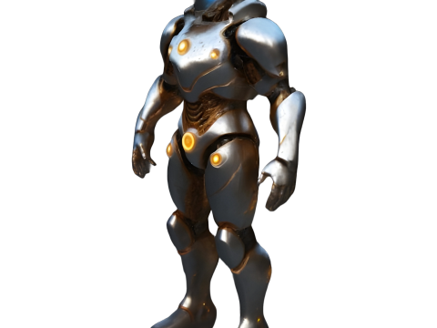 Futuristic Character Collection - Space Explorers and Synthetics Modèles 3D en vedette