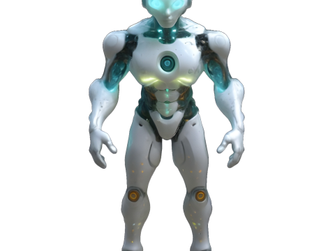Sci-Fi Android Character Collection 3D Принт Модель