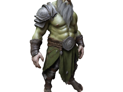 Elder Orc Guardian Model Cetak 3D