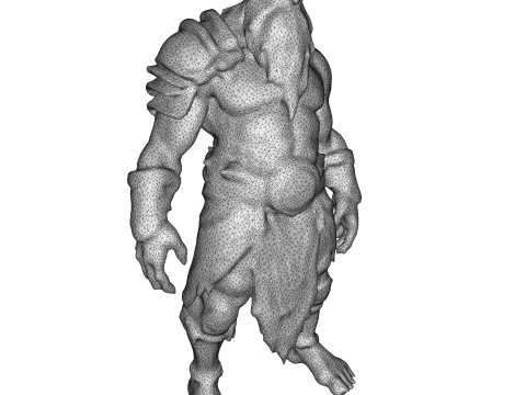 Elder Orc Guardian Model Cetak 3D