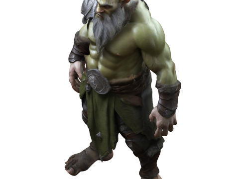 Elder Orc Guardian Model Cetak 3D