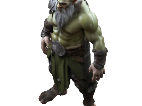 Elder Orc Guardian 3D Print Model