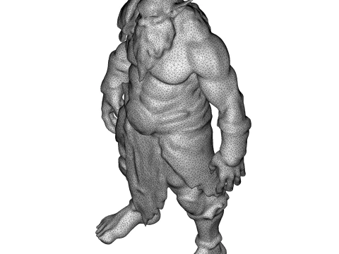 Elder Orc Guardian 3D Print Model