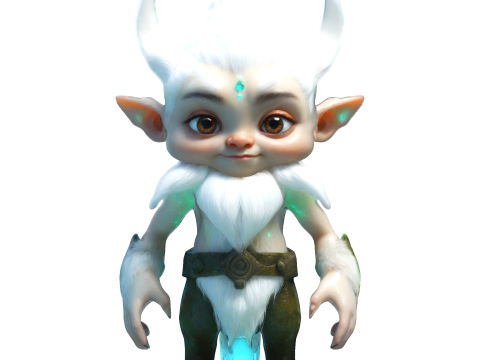 Forest Horn Spirit 3D Baskı Modeli