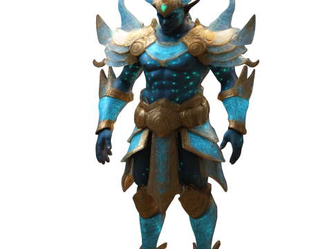 Celestial Guardian Warrior Figure Modelo de impresión 3D