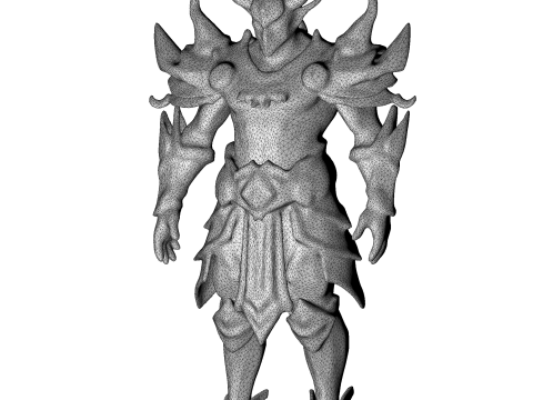 Celestial Guardian Warrior Figure Modelo de impresión 3D