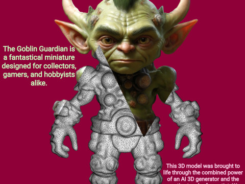 Goblin Guardian 3Dプリントモデル