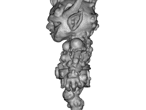 Goblin Guardian Model Cetak 3D