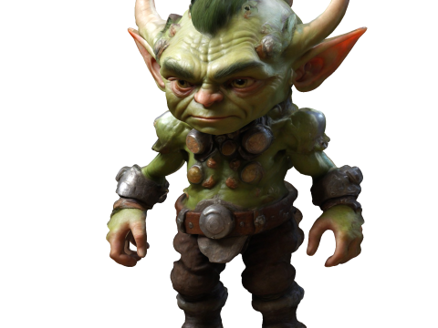 Goblin Guardian Model Cetak 3D