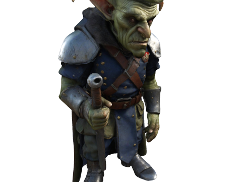 Goblin Footman 3D-printmodel