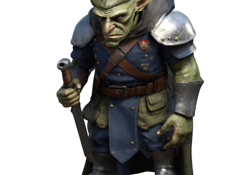 Goblin Footman 3D-printmodel