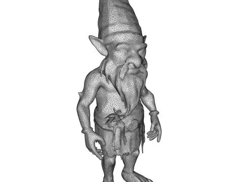 Iridescent Forest Gnome 3D Print Model