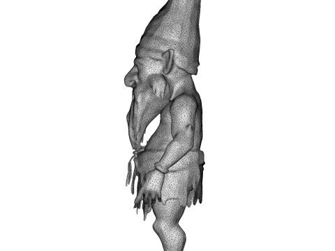 Iridescent Forest Gnome 3D Print Model