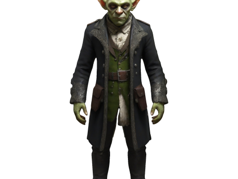 Goblin Dandy Figurine Modello di stampa 3D