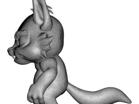 Mystic Bunny Guardian 3D Baskı Modeli