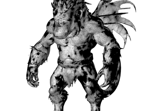 Primal Guardian - Mythical Monkey Warrior 3D 프린트 모델