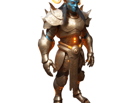 Celestial Horned Guardian Modelo de Impressão 3D