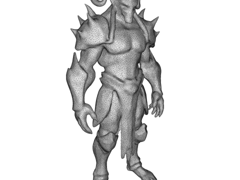 Celestial Horned Guardian Modelo de Impressão 3D