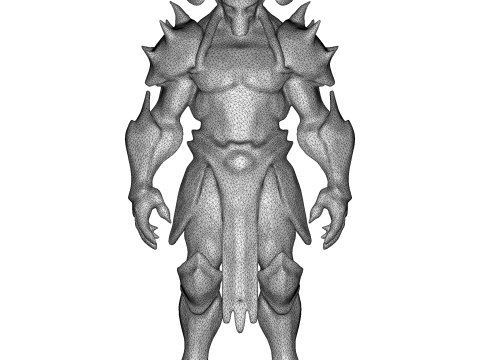 Celestial Horned Guardian Modelo de Impressão 3D