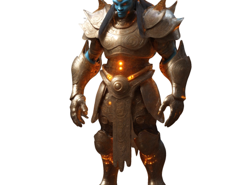Celestial Horned Guardian Modelo de Impressão 3D