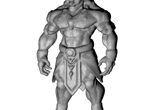 Majestic Genie Guardian 3D Принт Модель