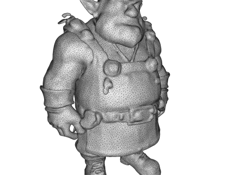 Steampunk Gnome Tinkerer 3D 打印模型