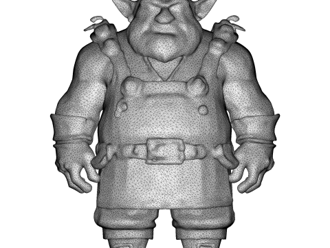 Steampunk Gnome Tinkerer 3D 打印模型