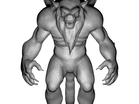 Cosmic Werewolf Guardian 3D Принт Модель