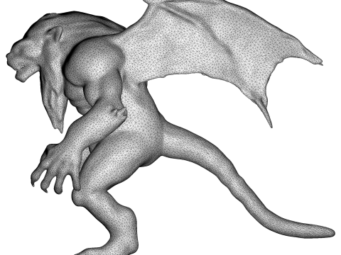 Cosmic Werewolf Guardian 3D Принт Модель