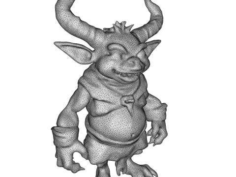 Forest Horned Goblin Modello di stampa 3D