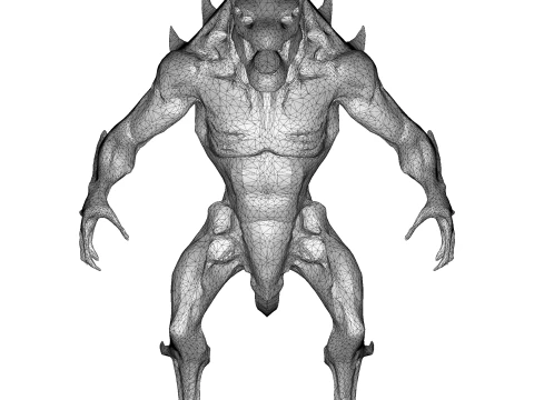 Battle-Ready Raptor Warrior 3D Print Model