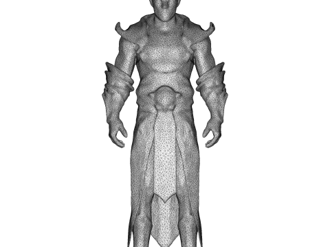 Orcish Horned Warrior Modelo de impresión 3D